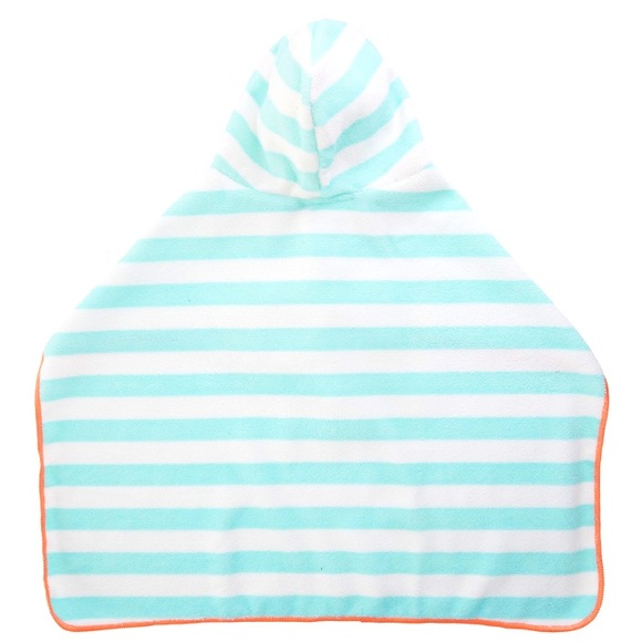 TOP PAW Striped Hooded Towel Super Absorbent Microfiber Size Small/Medium - Picture 5 of 9